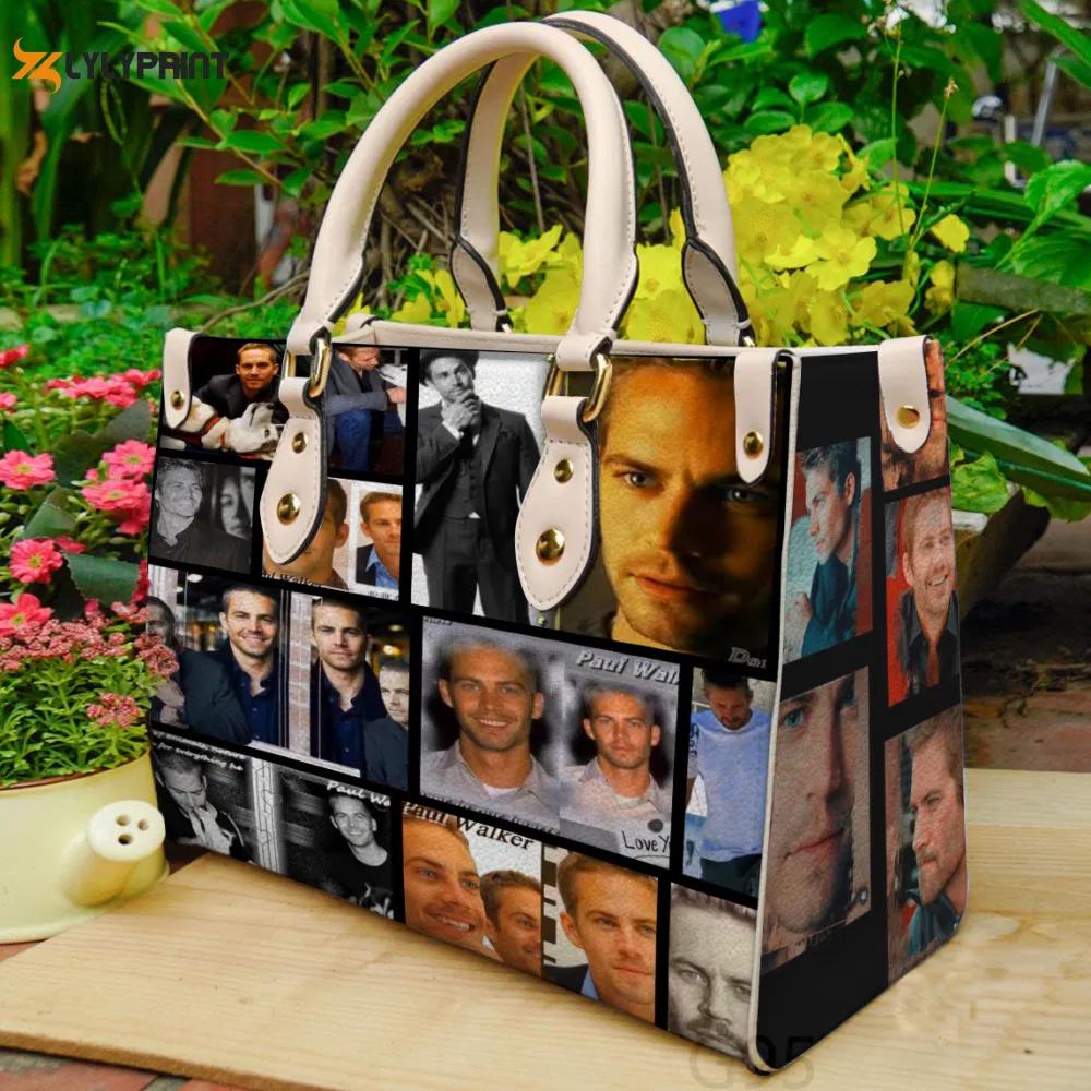 Stylish paul walker 1 leather hand bag gift for women’s day for women s day gift g95 3602 Women Leather Hand Bag