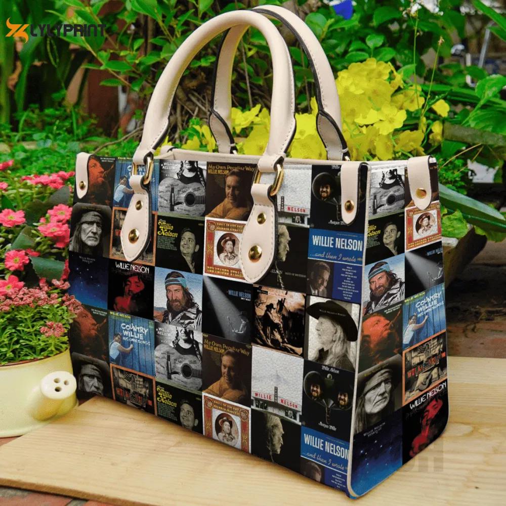 Stylish willie nelson leather hand bag gift for women’s day gift for women s day ch 3769 Women Leather Hand Bag