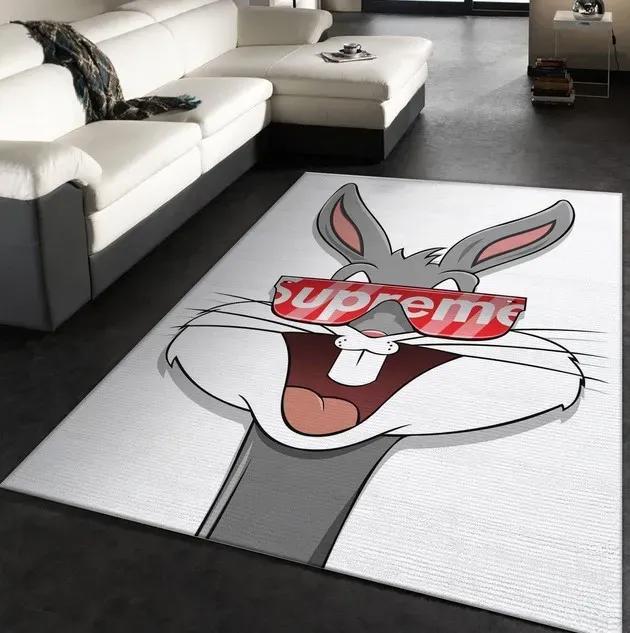 Supreme limited logo type 1090. Upgrade Your Living Room with Luxury Home Decor: Area Carpets, Floor Decor, Door Mats, and Hot Gift Items with style a High-End Fashion Brand Rectangle Rug