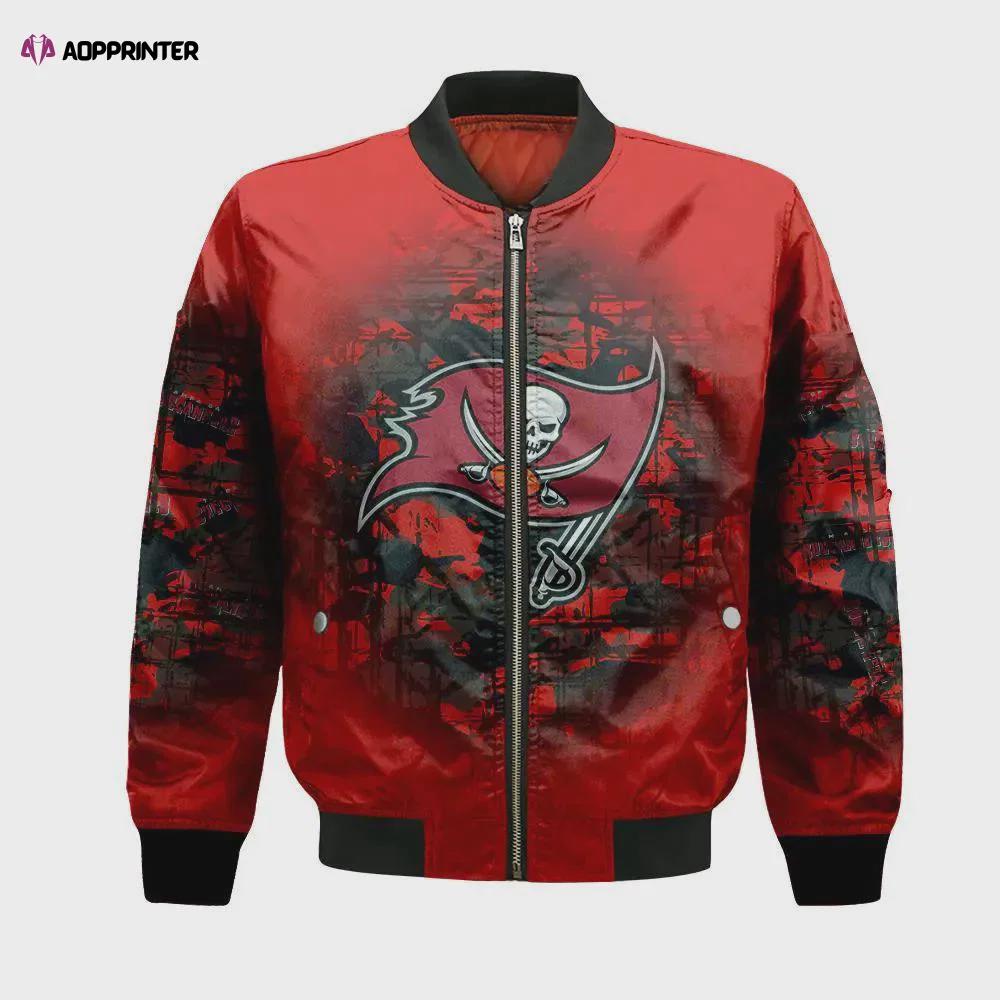 Tampa bay buccaneers bomber jacket 3d printed camouflage vintage Bomber Jacket