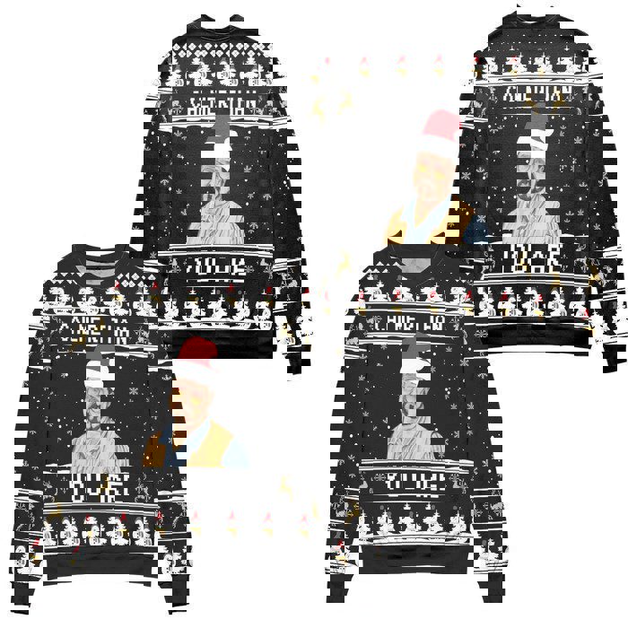 The big lebowski calmer than you are ugly christmas sweater ?hot 2025 style 671 Christmas Ugly Sweater