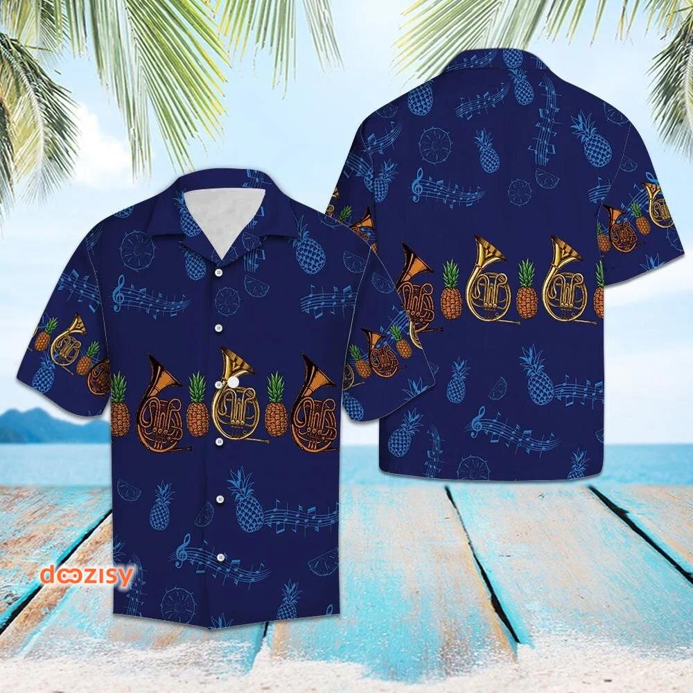Tropical music hawaiian shirts 3d hawaiian shirt Hawaii Shirt Shorts & Flip Flops