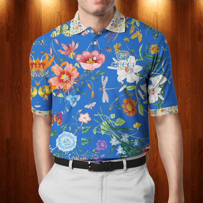 Upgrade your style with gucci premium polo shirt trending outfit 2023 129 Polo Shirt