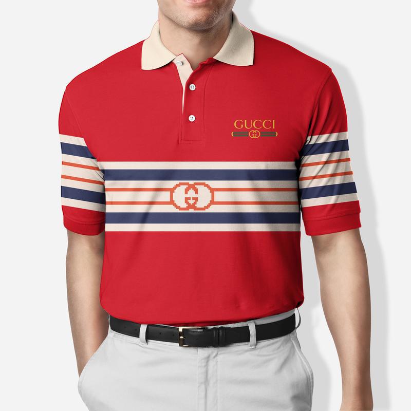 Upgrade your style with gucci premium polo shirt trending outfit 2023 77 Polo Shirt