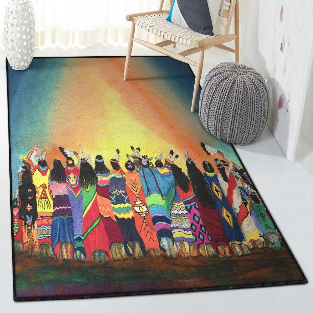 Usa living room rugs, native american rug Rectangle Rug