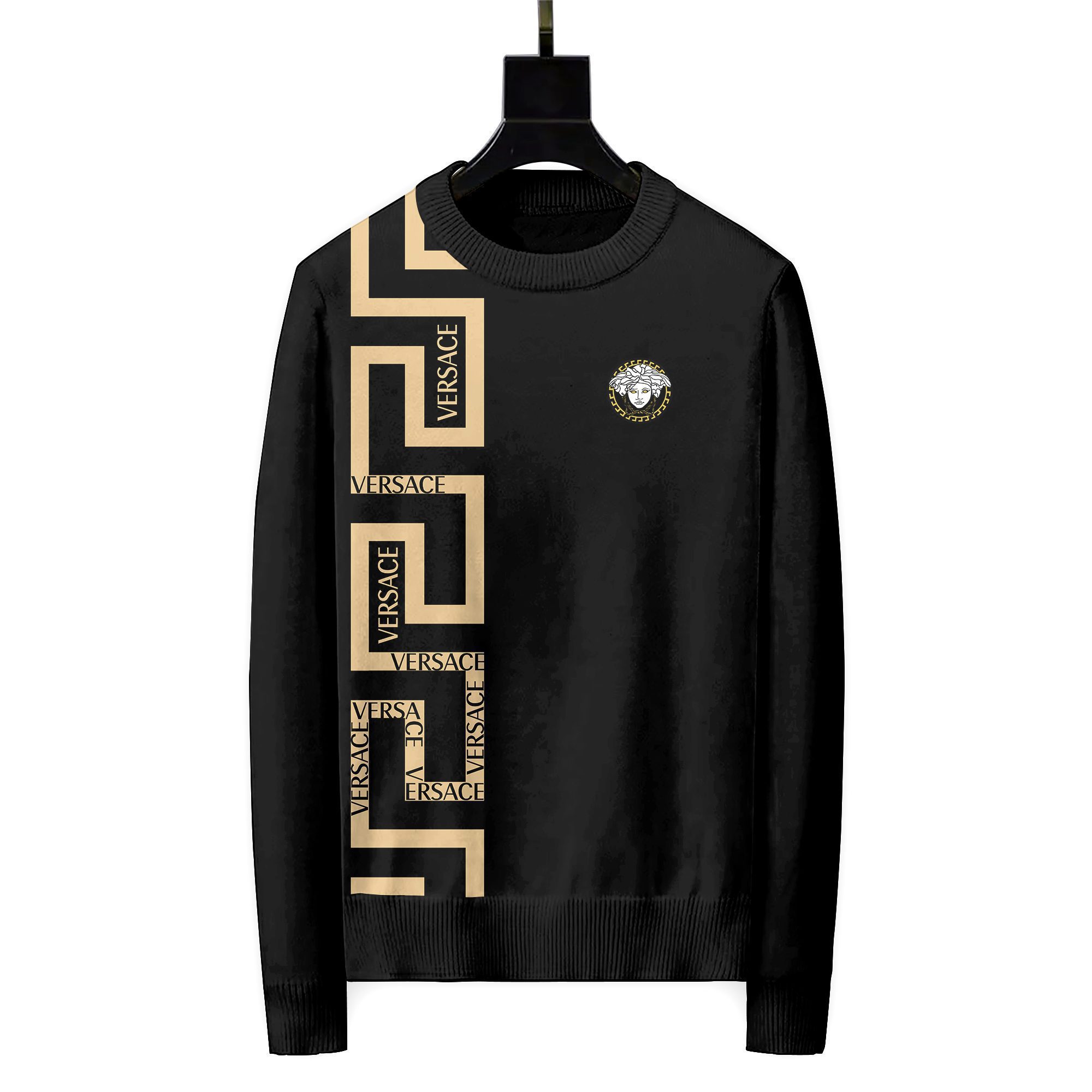 Versace luxury ugly sweater for winter  hot 2024 style 836 Christmas Ugly Sweater