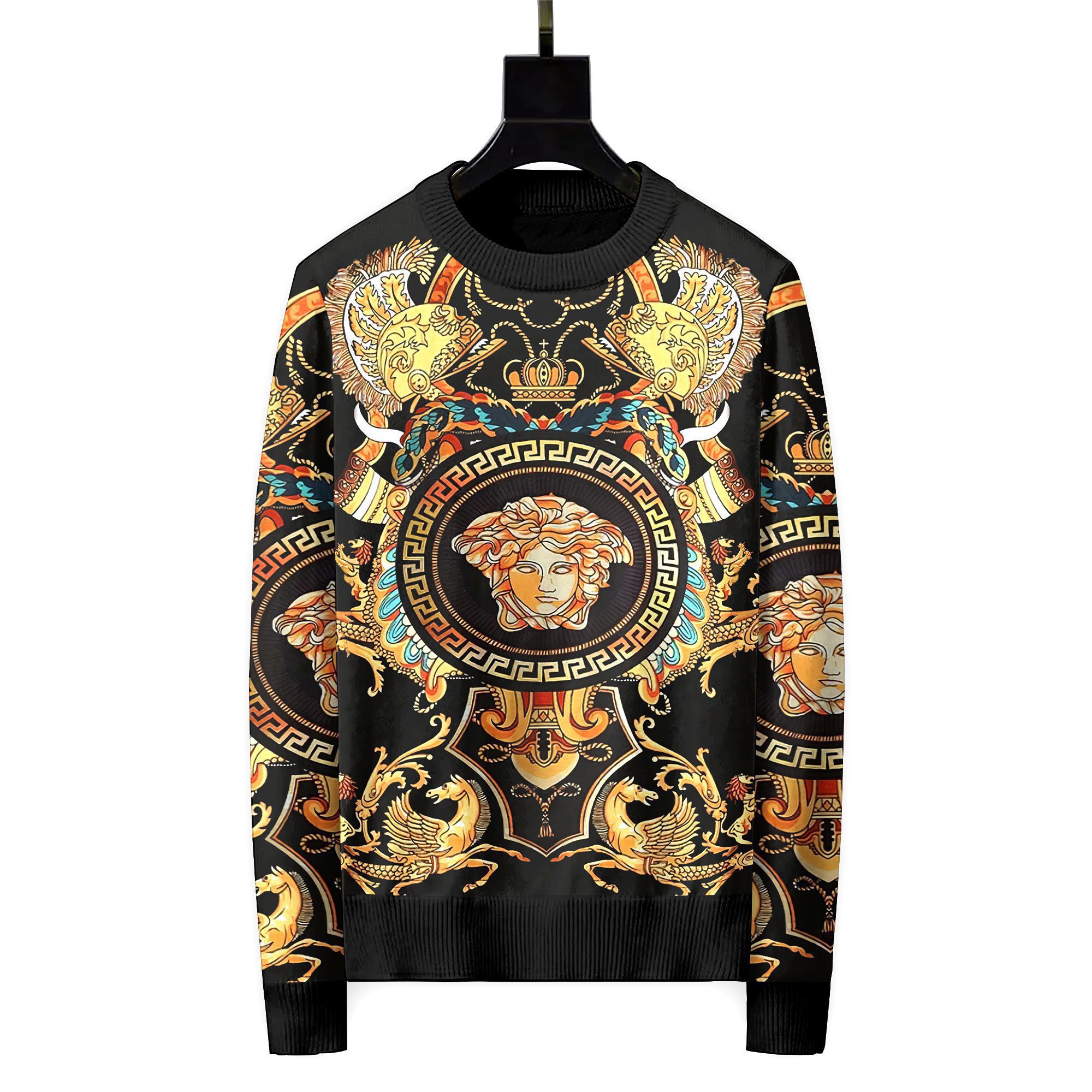 Versace luxury ugly sweater for winter hot 2025style 677 Christmas Ugly Sweater