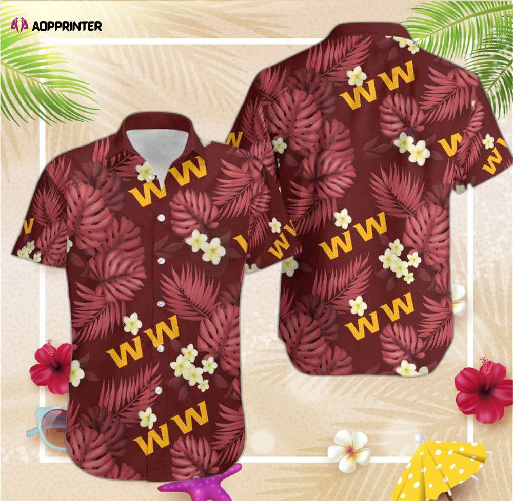 Washington football team nfl gift for fan hawaii shirt  summer Hawaii Shirt
