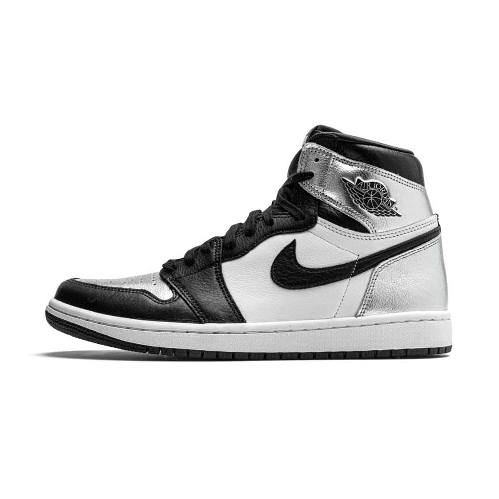 Wmns air jordan 1 retro high og silver toe