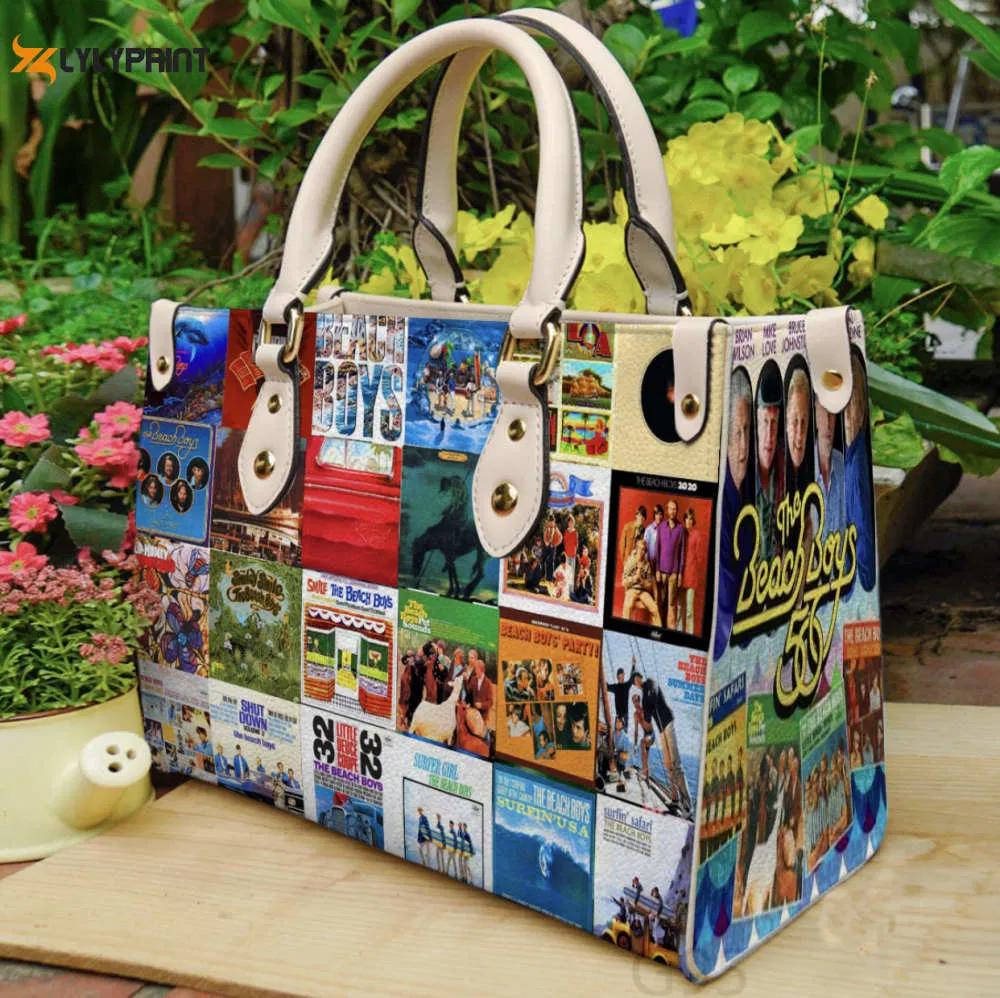 Women s day gift: beach boys leather hand bag gift for women’s day g95 – stylish & sophisticated 3430 Women Leather Hand Bag