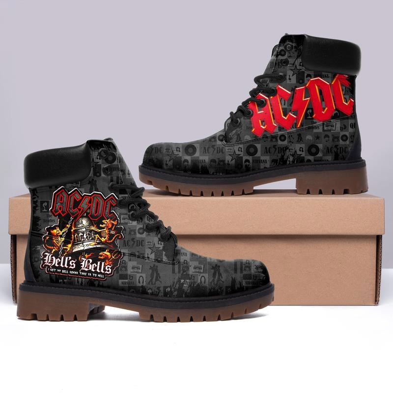 Ac/dc band form timboots hot 2023 best gift for fans 3 Timboots Shoes