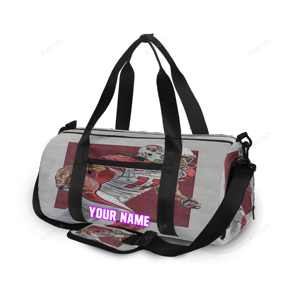 Arizona cardinals larry fitzgerald 11 personalized name travel bag gym bag 2059 Travel Bag