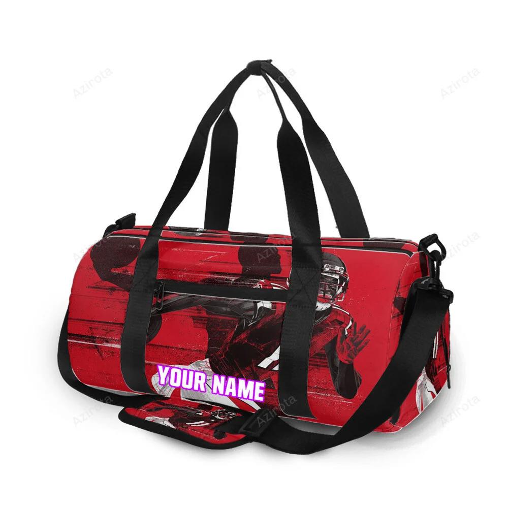 Atlanta falcons julio jones 11 running personalized name travel bag gym bag 331 Travel Bag