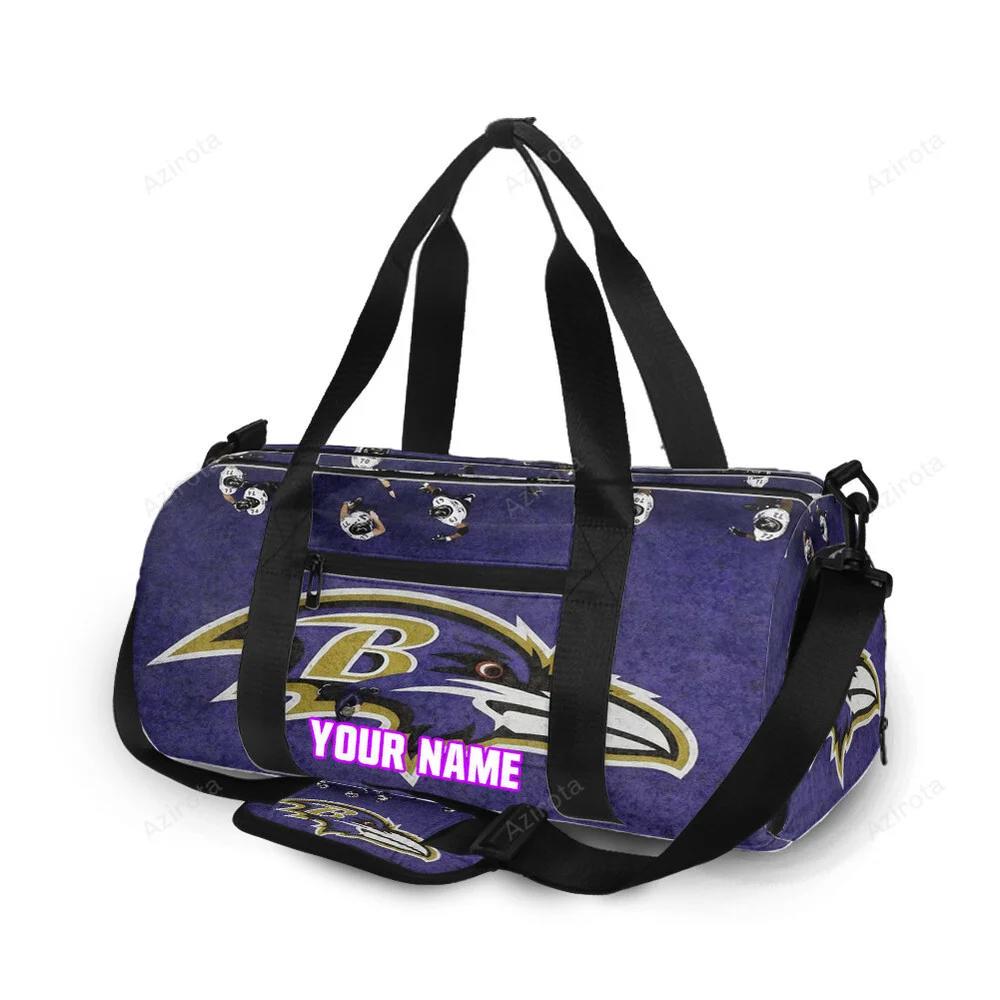 Baltimore ravens logo16 personalized name travel bag gym bag 2037 Travel Bag