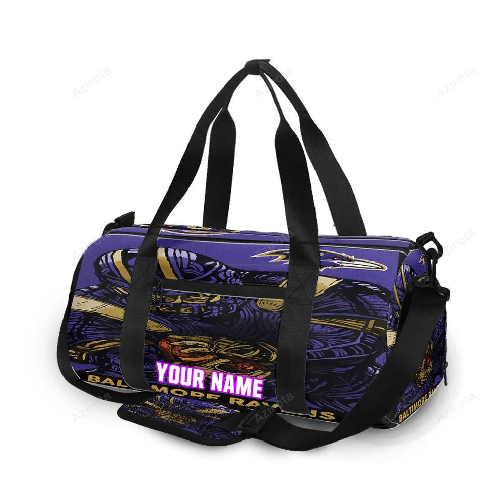 Baltimore ravens player personalized name travel bag gym bag 1646 Travel Bag
