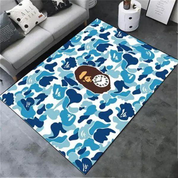 Bape fashion brand camouflage monkey many colors area rugs living room carpet fn161222 rug regtangle carpet floor decor home decor Rectangle Rug