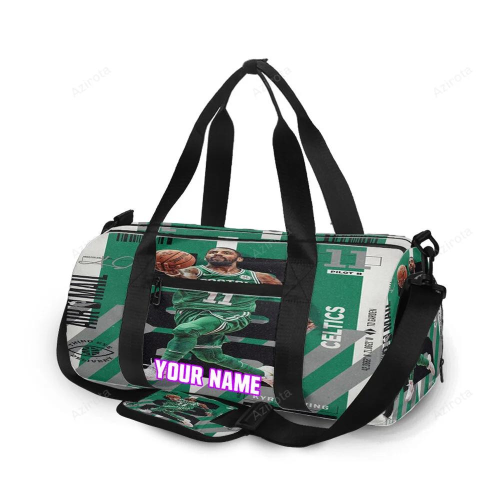 Boston celtics kyrie irving air mail personalized name travel bag gym bag 1064 Travel Bag