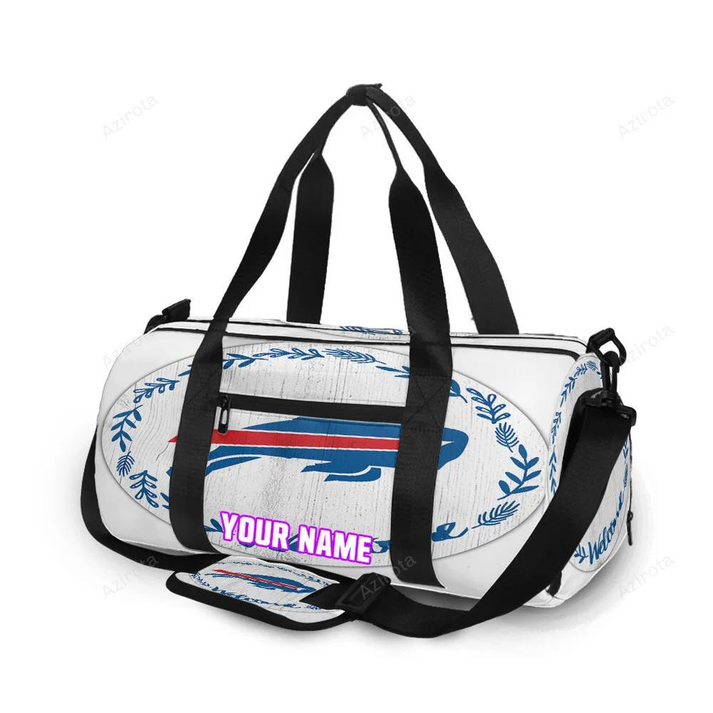 Buffalo bills logo v11 personalized name travel bag gym bag 1532 Travel Bag