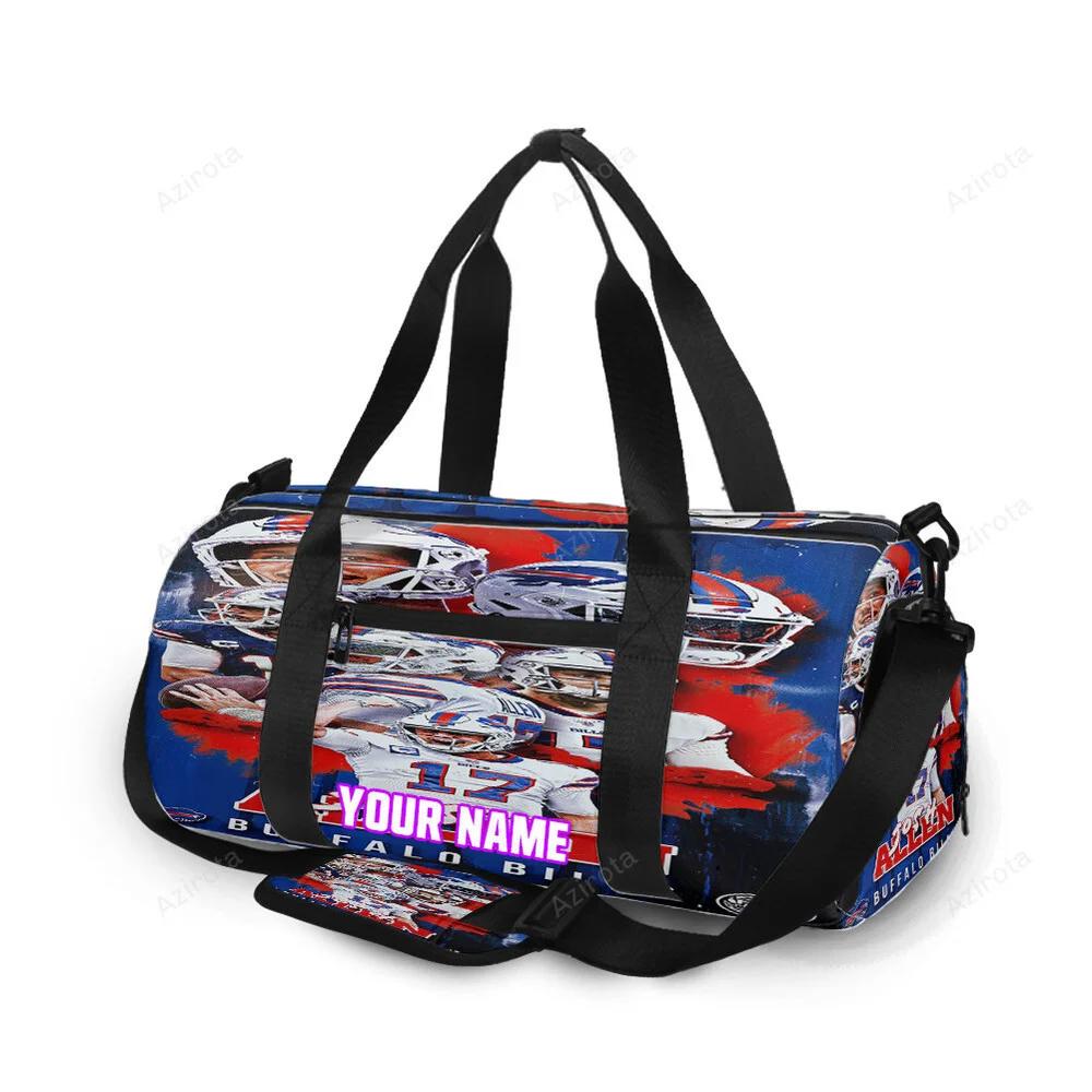 Buffalo bills players v2 personalized name travel bag gym bag 948 Travel Bag