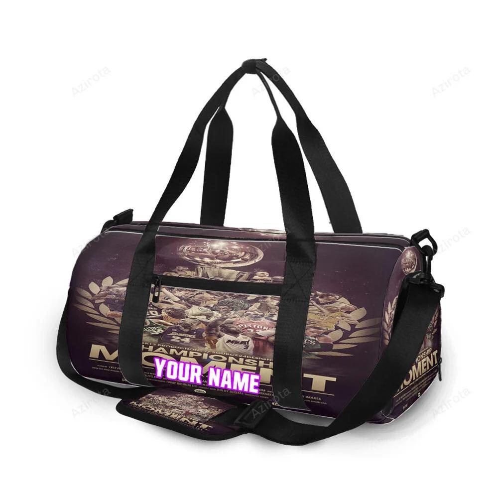 Cleveland cavaliers champions moment personalized name travel bag gym bag 688 Travel Bag