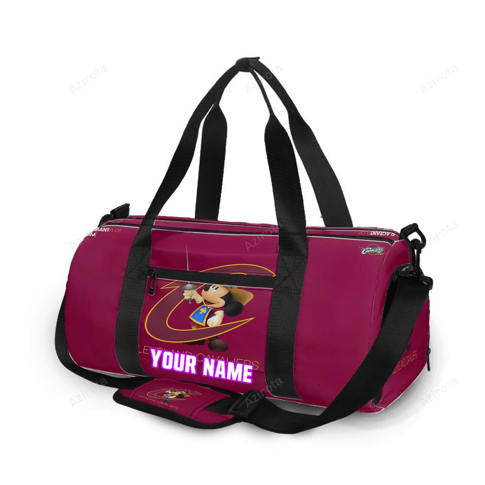Cleveland cavaliers mickey disney1 personalized name travel bag gym bag 2174 Travel Bag