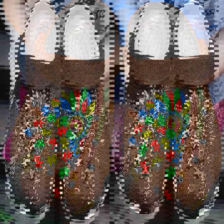 Crocs outfit - autism awareness crocs sunflower accept understand love crocband clog shoes for men women - 86 Crocs Outfit