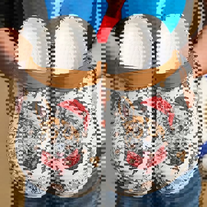 Crocs outfit - corgi xmas christmas pattern crocs crocband clog shoes for men women - 413 Crocs Outfit