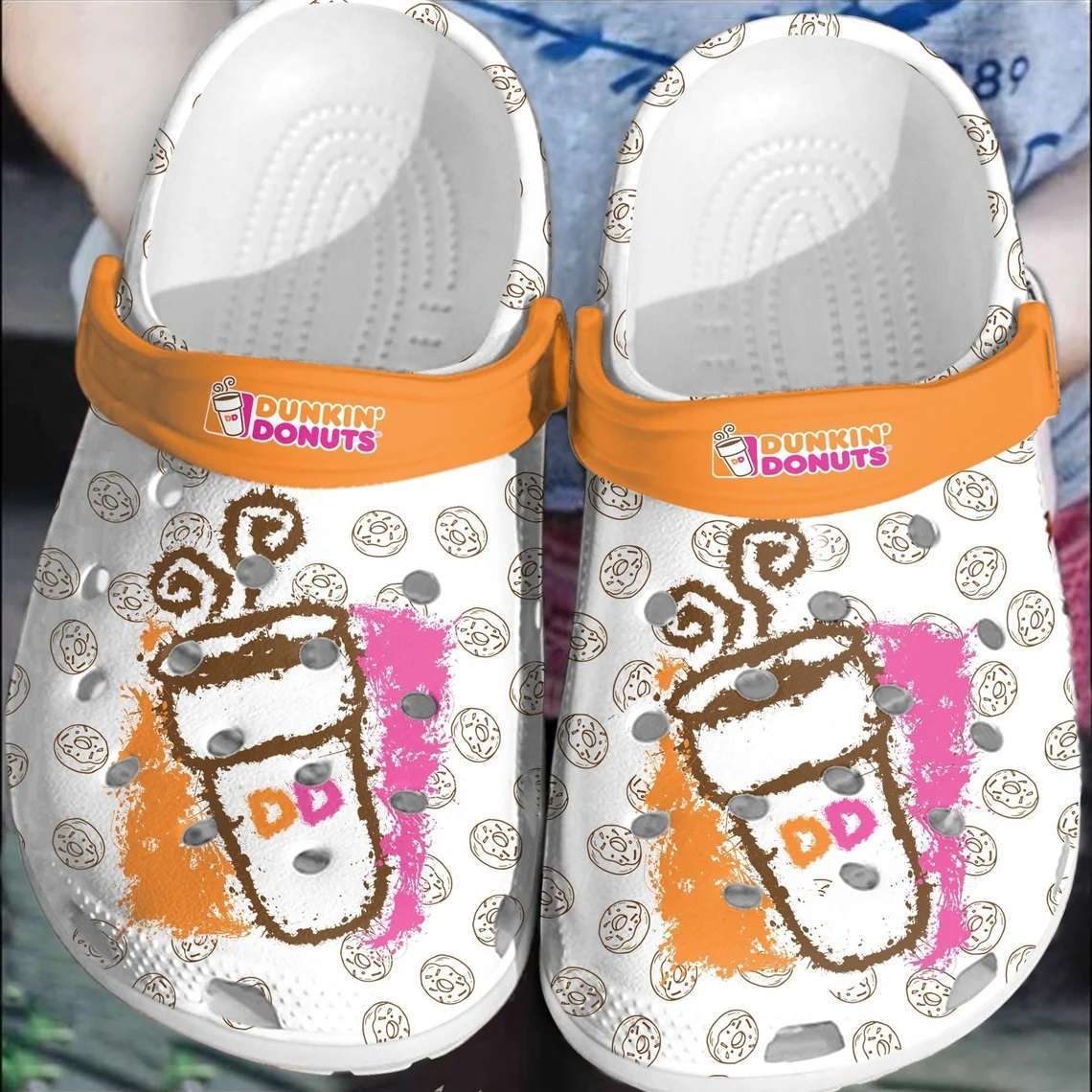 Crocs outfit - dunkin donuts crocs clogs crocband shoes - 647 Crocs Outfit