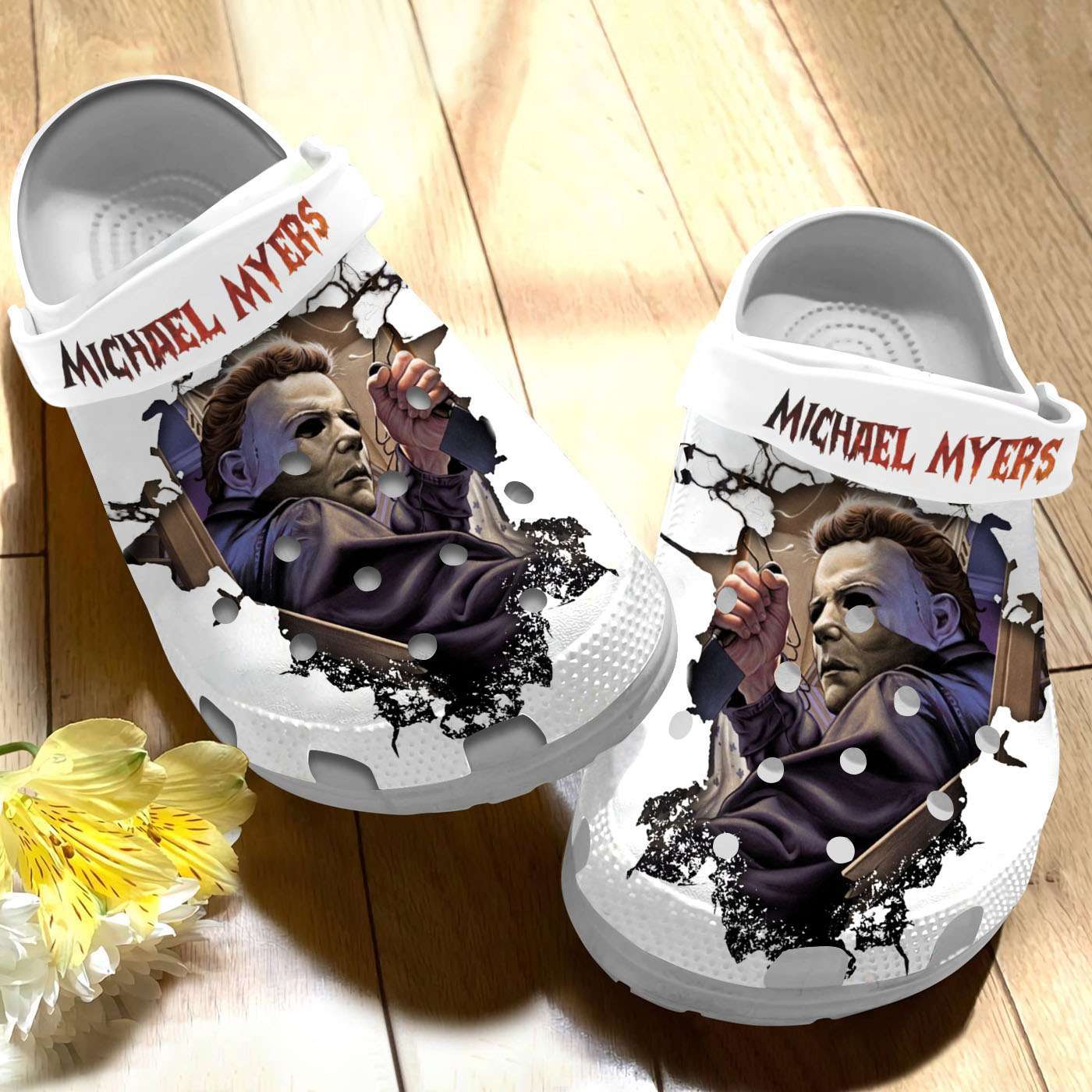 Crocs outfit - halloween michael myers crocs crocband clogs - 1062 Crocs Outfit