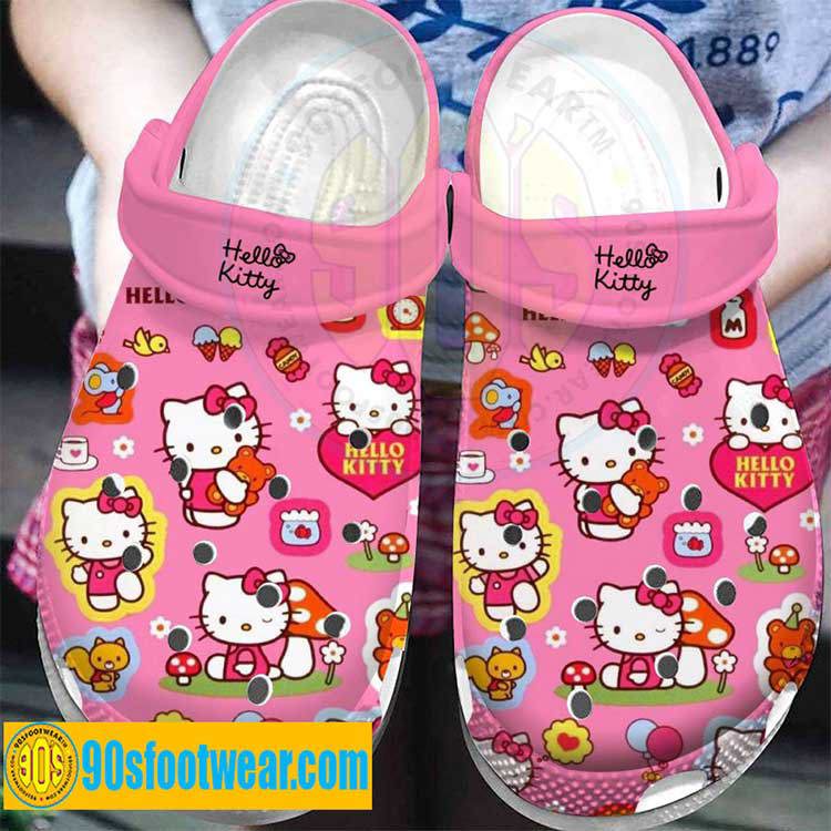 Crocs outfit - hello kitty crocs – hello kitty on pink crocband clog shoes - 1206 Crocs Outfit