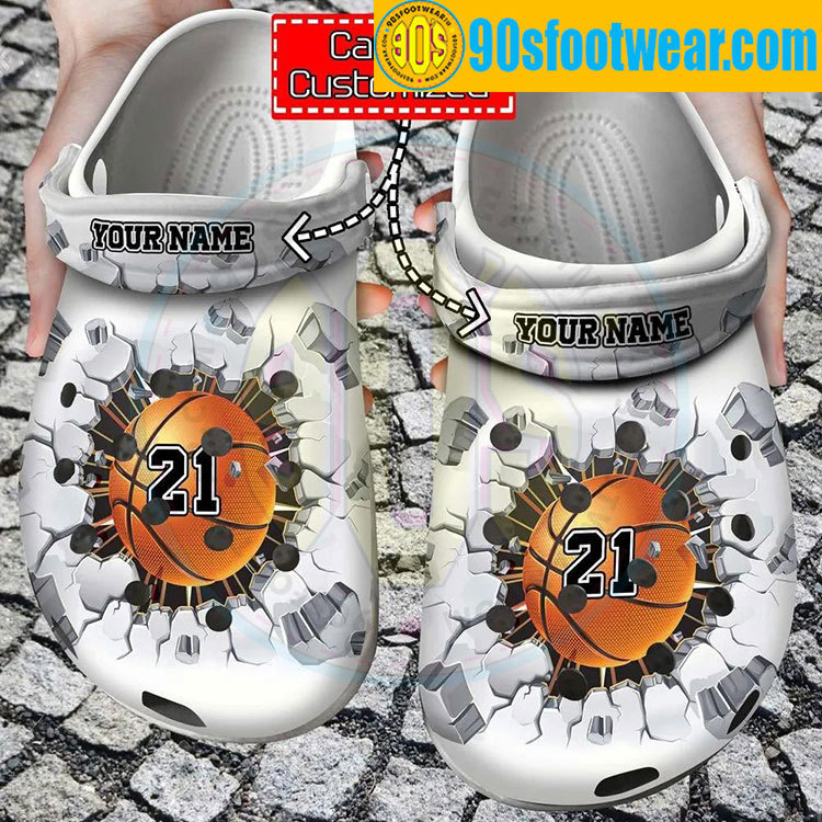 Crocs outfit - personalized basketball crocs crack custom classic clog - 1634 Crocs Outfit