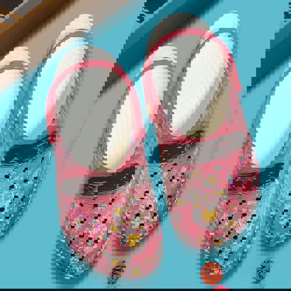 Crocs outfit - personalized breast cancer crocs pink car daisy flower crocs clogs crocband shoes - 1647 Crocs Outfit