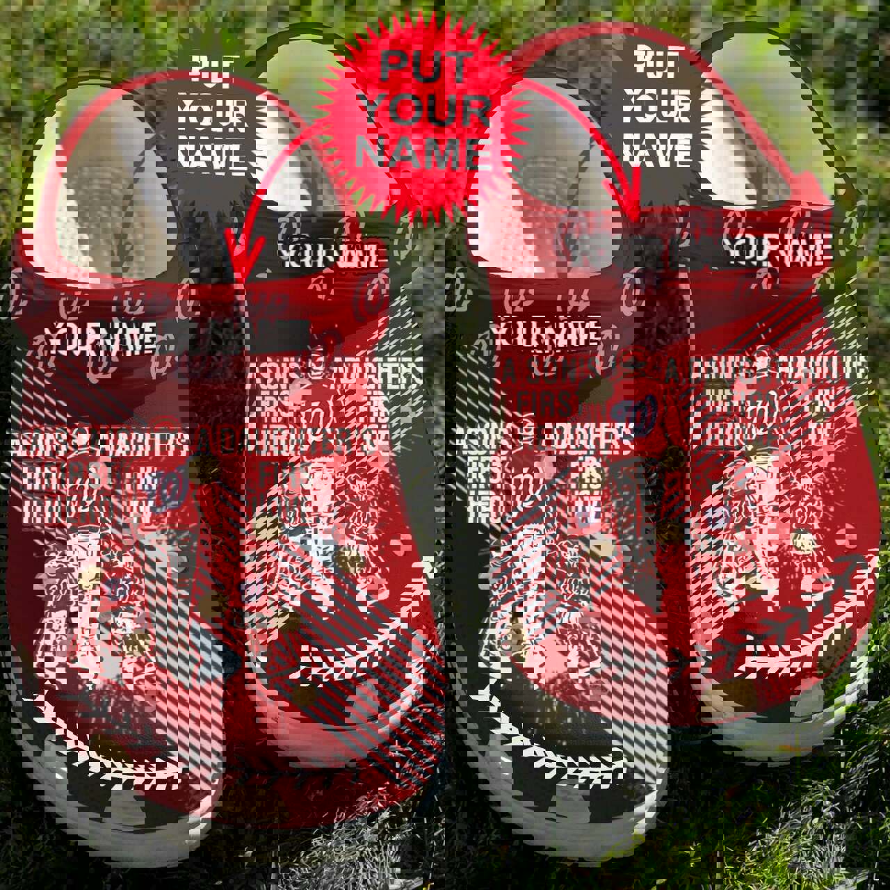 Crocs outfit - personalized crocs dad and son daughter mlb washington nationals crocs crocband clogs - 1664 Crocs Outfit