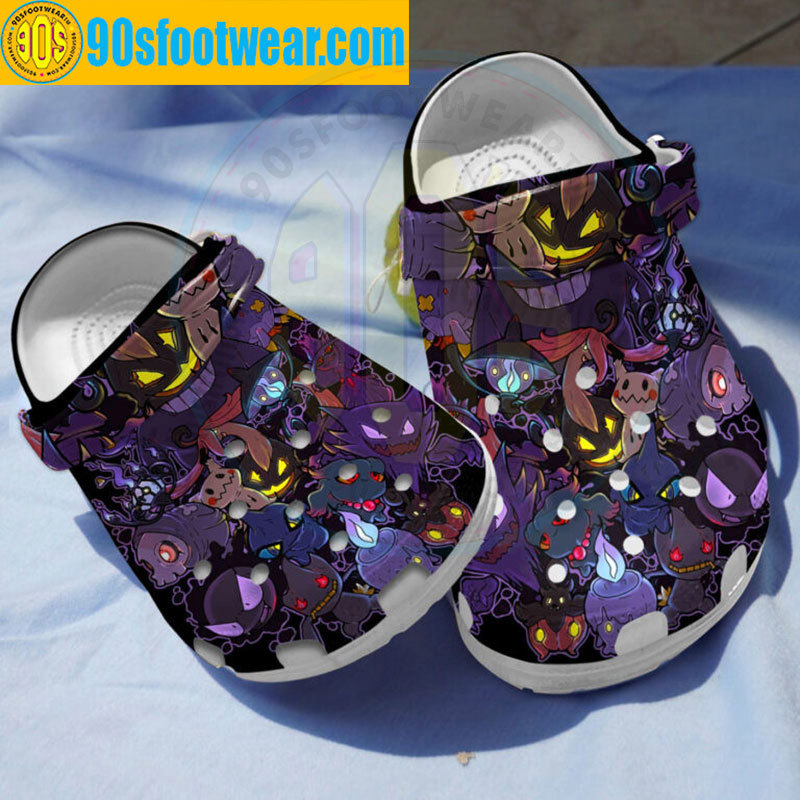 Crocs outfit - pokemon halloween crocs dark pokemon classic clogs - 1906 Crocs Outfit