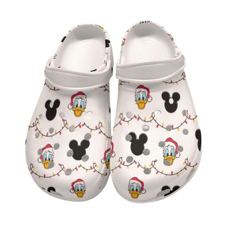 Crocs outfit - santa donald duck mickey head christmas lights crocs clogs crocband shoes - 1991 Crocs Outfit