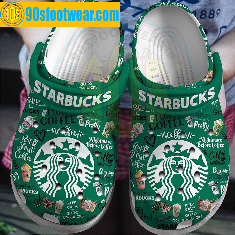 Crocs outfit - starbucks crocs green logo starbucks coffee classic clogs - 2089 Crocs Outfit