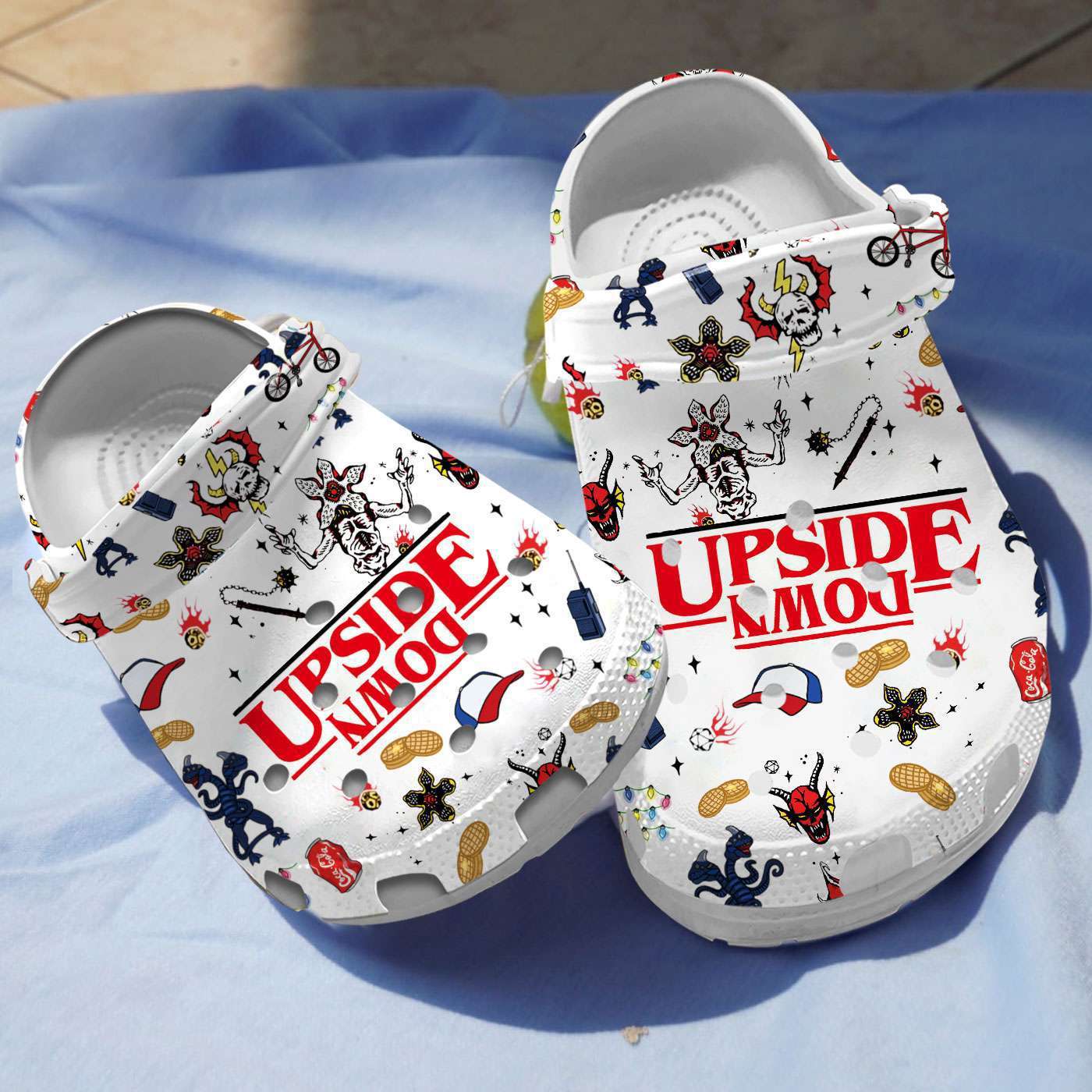 Crocs outfit - stranger things movie upside down crocs crocband clogs shoes - 2120 Crocs Outfit