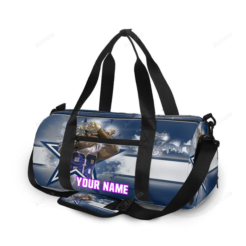 Dallas cowboys dez bryant star personalized name travel bag gym bag 1502 Travel Bag