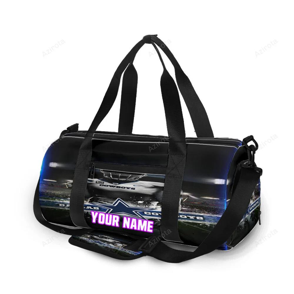 Dallas cowboys player stadium personalized name travel bag gym bag 1518 Travel Bag