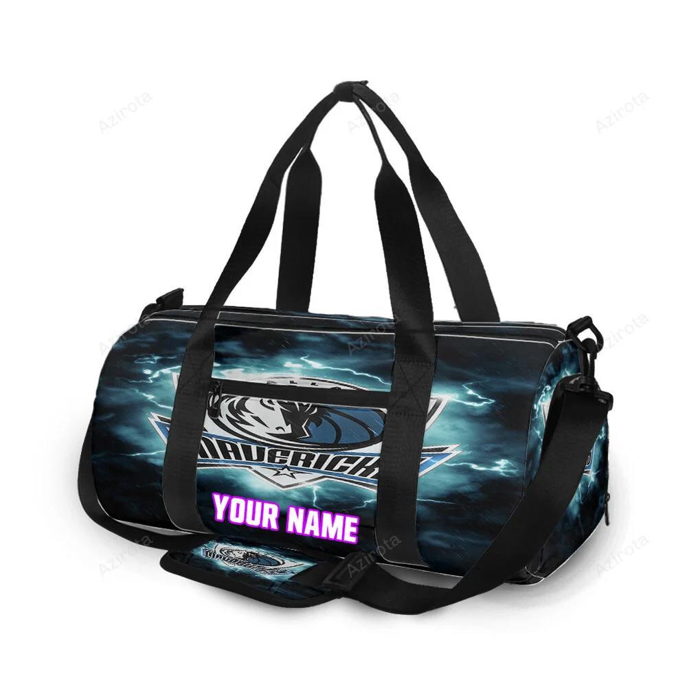 Dallas mavericks logo art 1 personalized name travel bag gym bag 1509 Travel Bag