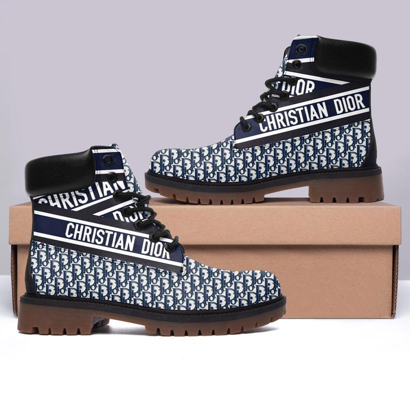 Dior blue timberland boots form timboots shoes hot 2023 gifts for men women Timboots Shoes