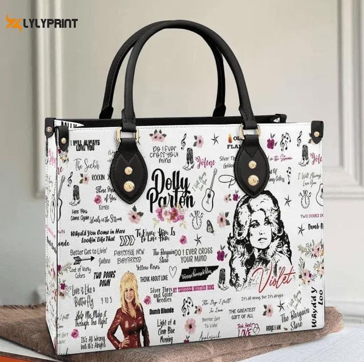 Dolly parton leather handbag 3055 Women Leather Hand Bag