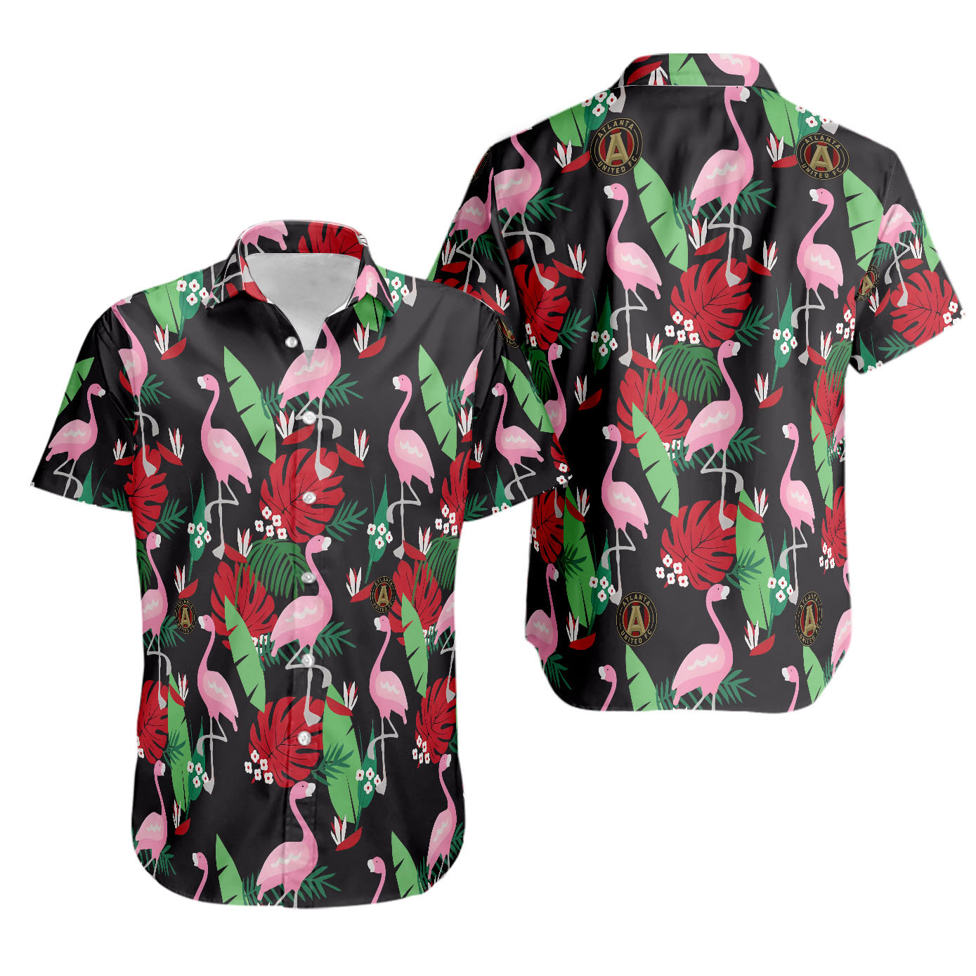 Flamingo hawaiian shirt Hawaii Shirt Shorts & Flip Flops