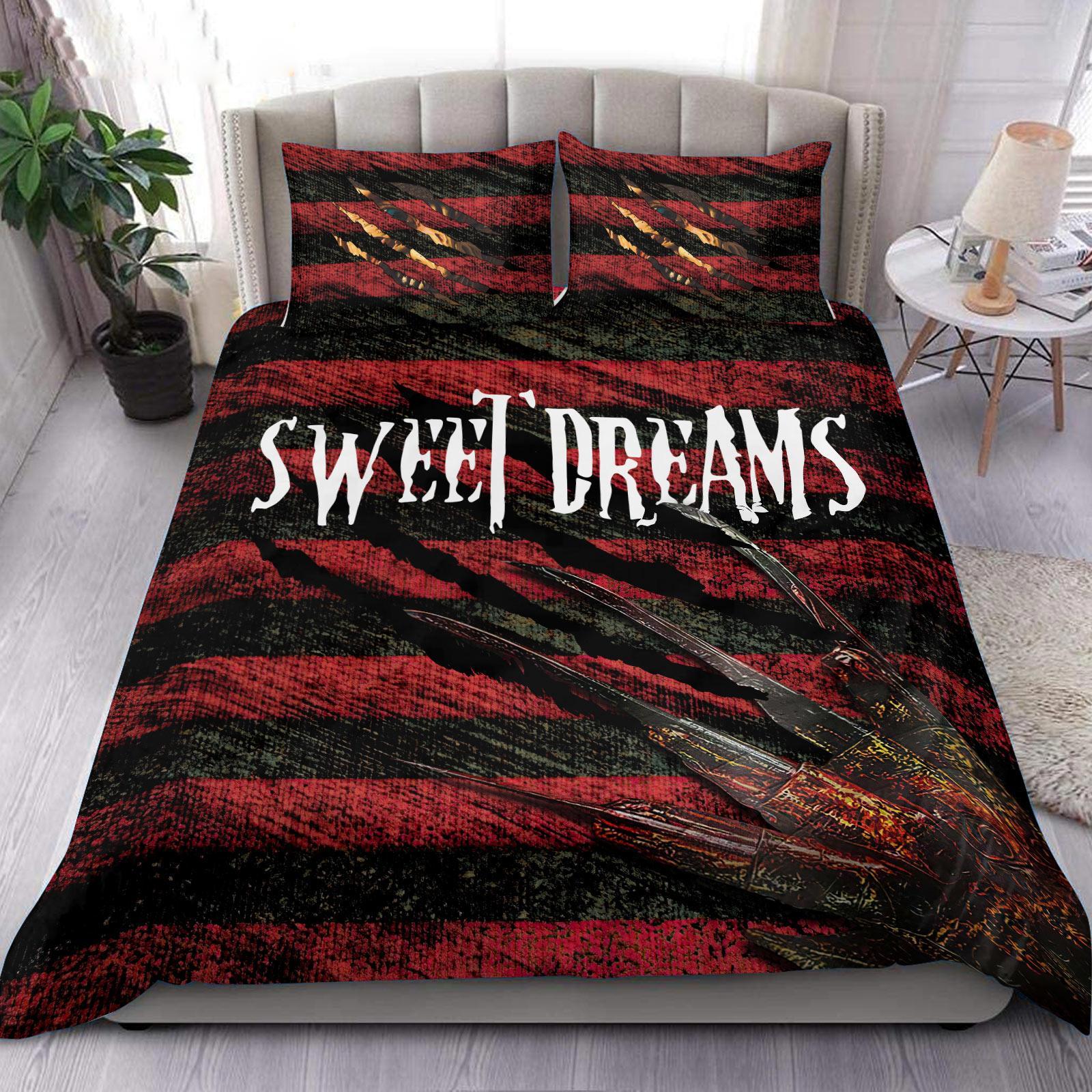 Freddy krueger bedding set- sweet dreams full bedding set Bedding Sets