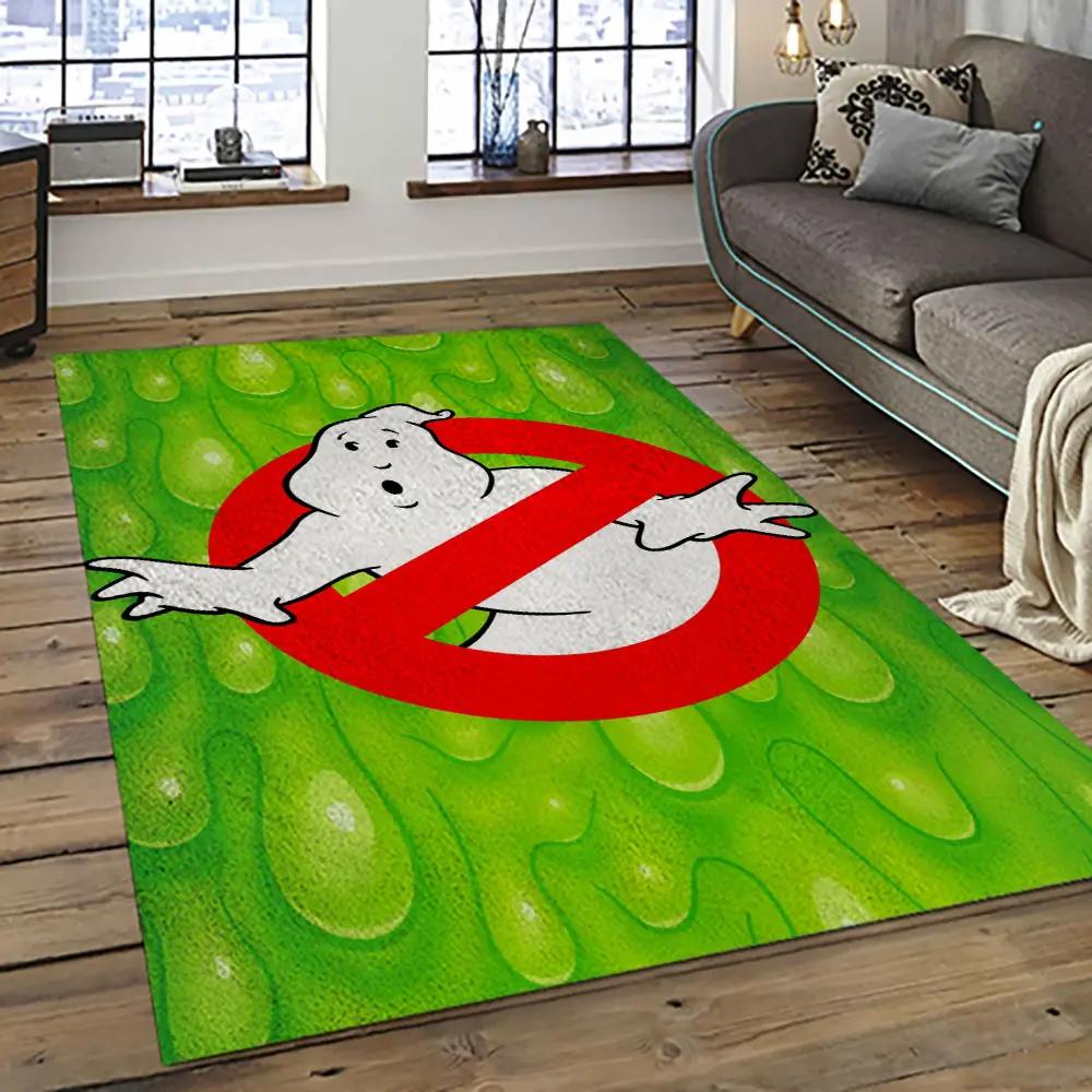 Ghostbusters supernatural comedy film movie carpet area rug home decor halloween gift best present for friends gbs13 Rectangle Rug