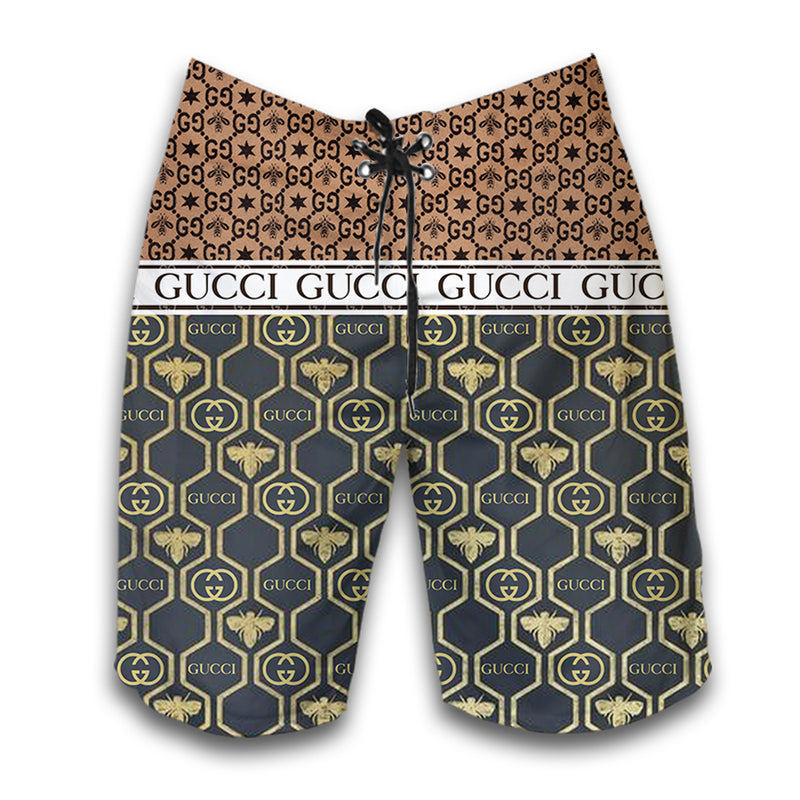 Gucci hot luxury brand all over print shorts for men 179 Shorts For Ment