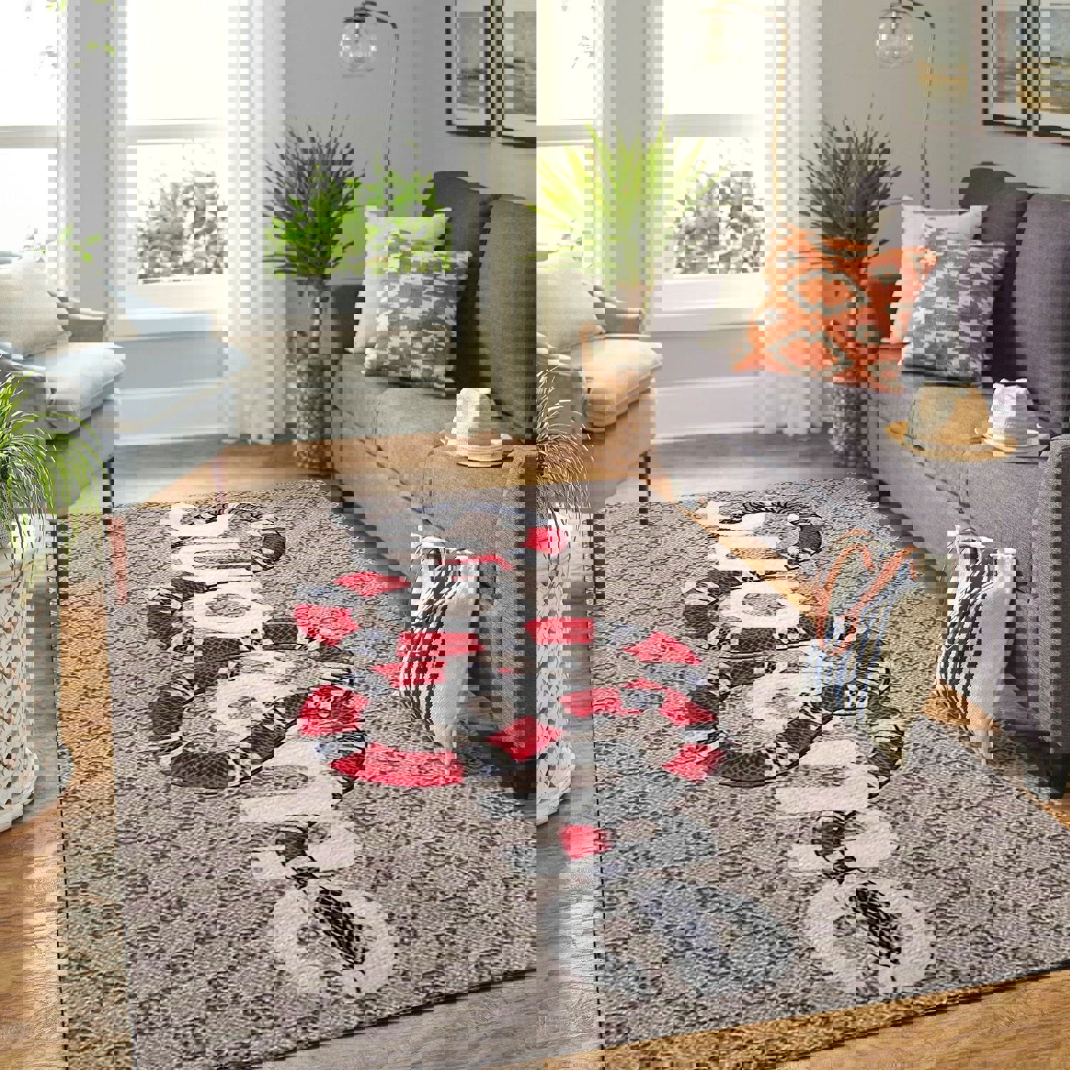 Gucci supreme snake logo type 660. Upgrade Your Living Room with Luxury Home Decor: Area Carpets, Floor Decor, Door Mats, and Hot Gift Items with style a High-End Fashion Brand Rectangle Rug