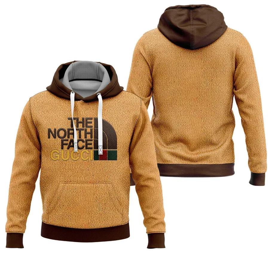 Gucci the north face unisex hoodie for men women luxury brand clothing clothes outfit Hoodie 3D