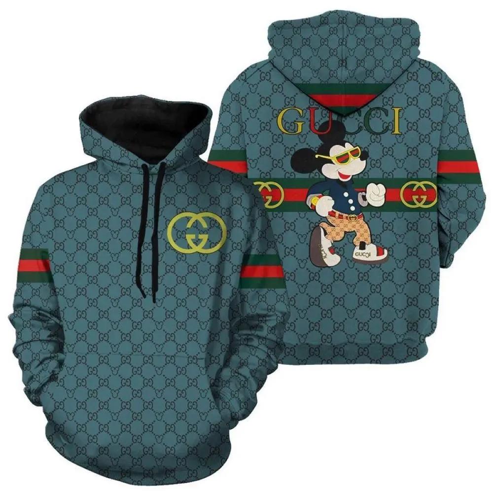 Gucciickeyouseuxury brand hoodie foren women guccihirtsickeyouse disney gifts Zipper Hoodie 3D