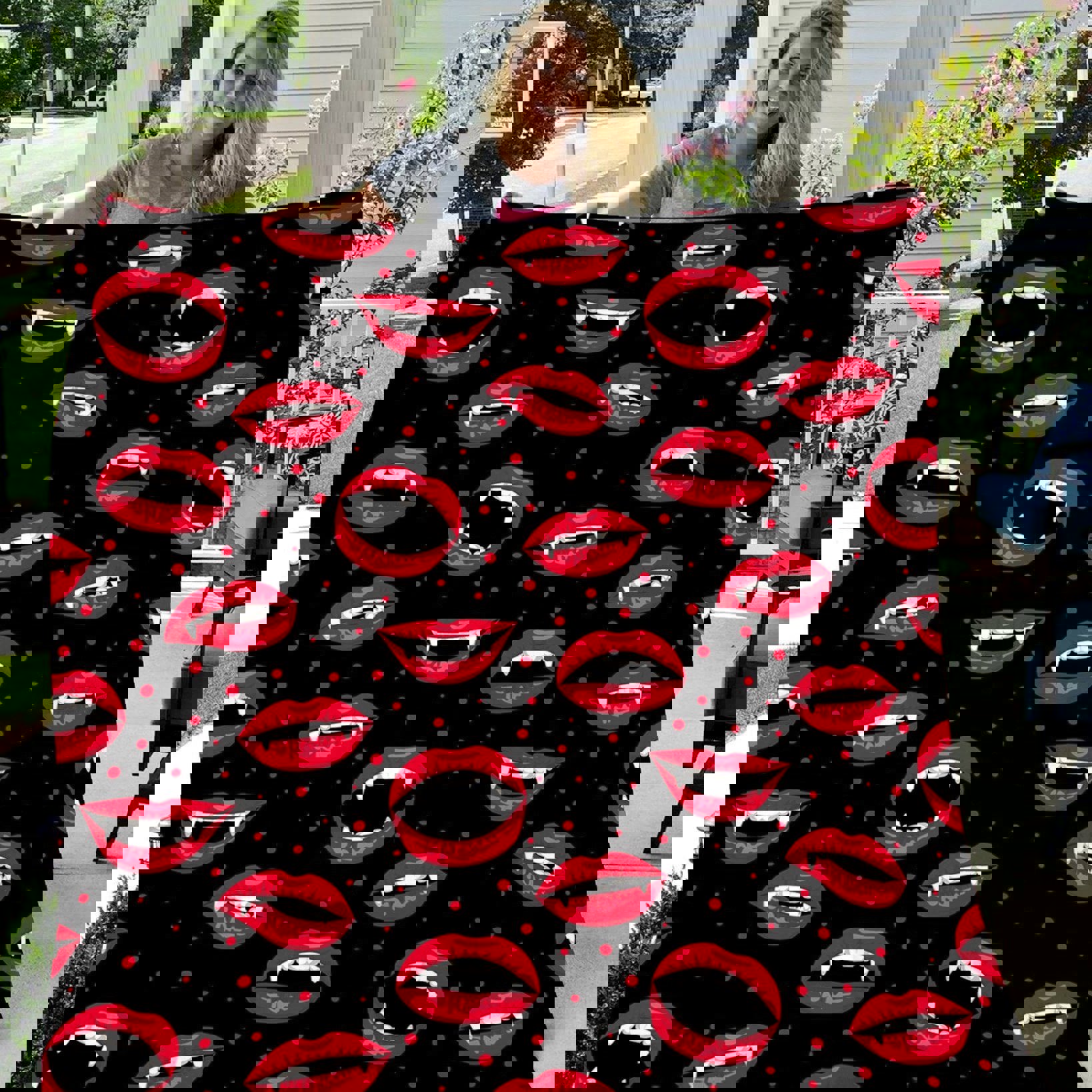 Halloween decorations mouth halloween gift fleece blanket – quilt blanket fleece blanket, blanket sofa bed, 3d blanket Quilt Blanket